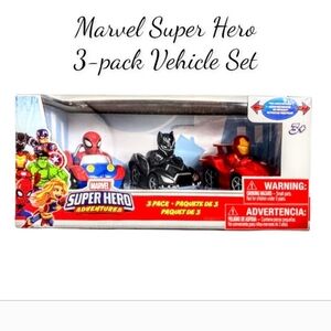 NIB Marvel Super Hero Adventures 3 Pack Vehicle Set